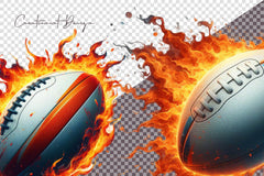 Flaming Soccer Ball Clipart Bundle - CraftNest - Digital Crafting and Art