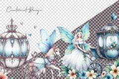 Fairy Carriage Clipart Bundle - CraftNest - Digital Crafting and Art