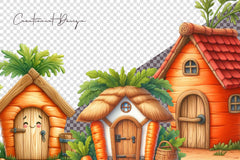 Easter Carrot House Clipart Bundle - CraftNest - Digital Crafting and Art