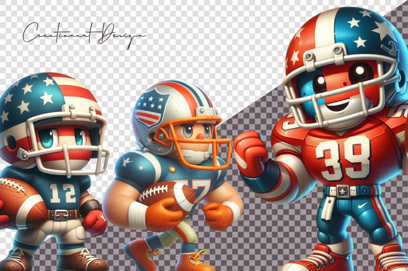 Fantasy Football Players Clipart Bundle - CraftNest - Digital Crafting and Art