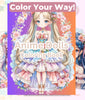 Anime Dolls Coloring Book Bundle