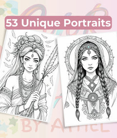 Fierce Witches Coloring Books Bundle - CraftNest - Digital Crafting and Art
