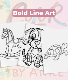 PatchworkStitched Coloring Books Bundle Vol 1 - CraftNest - Digital Crafting and Art