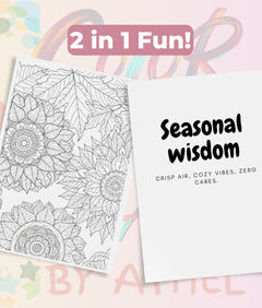 Fall Mandala & Patterns Coloring Books Bundle - CraftNest - Digital Crafting and Art