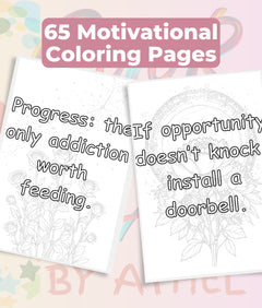 Celestial Garden Motivational Coloring Book Bundle - CraftNest - Digital Crafting and Art