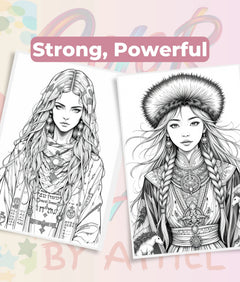 Fierce Witches Coloring Books Bundle - CraftNest - Digital Crafting and Art