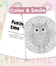 Owl Mandala Coloring Book Bundle - CraftNest - Digital Crafting and Art