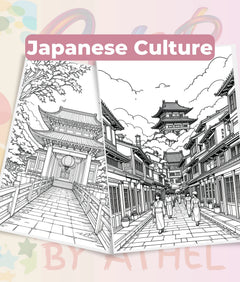 Japanese Landscape Coloring Book Bundle - CraftNest - Digital Crafting and Art