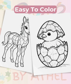 Patchwork Domestic Animals Coloring Book Bundle - CraftNest - Digital Crafting and Art