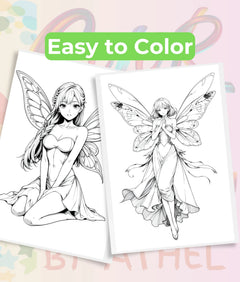 Spring Fairy Coloring Book Bundle - CraftNest - Digital Crafting and Art