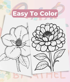 PatchworkStitched Vol 4 Flowers Coloring Books Bundle - CraftNest - Digital Crafting and Art