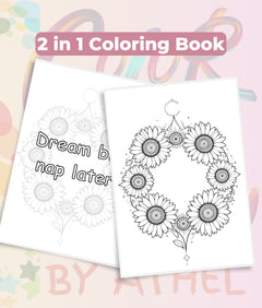 Celestial Garden Motivational Coloring Book Bundle - CraftNest - Digital Crafting and Art