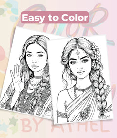 Fierce Witches Coloring Books Bundle - CraftNest - Digital Crafting and Art