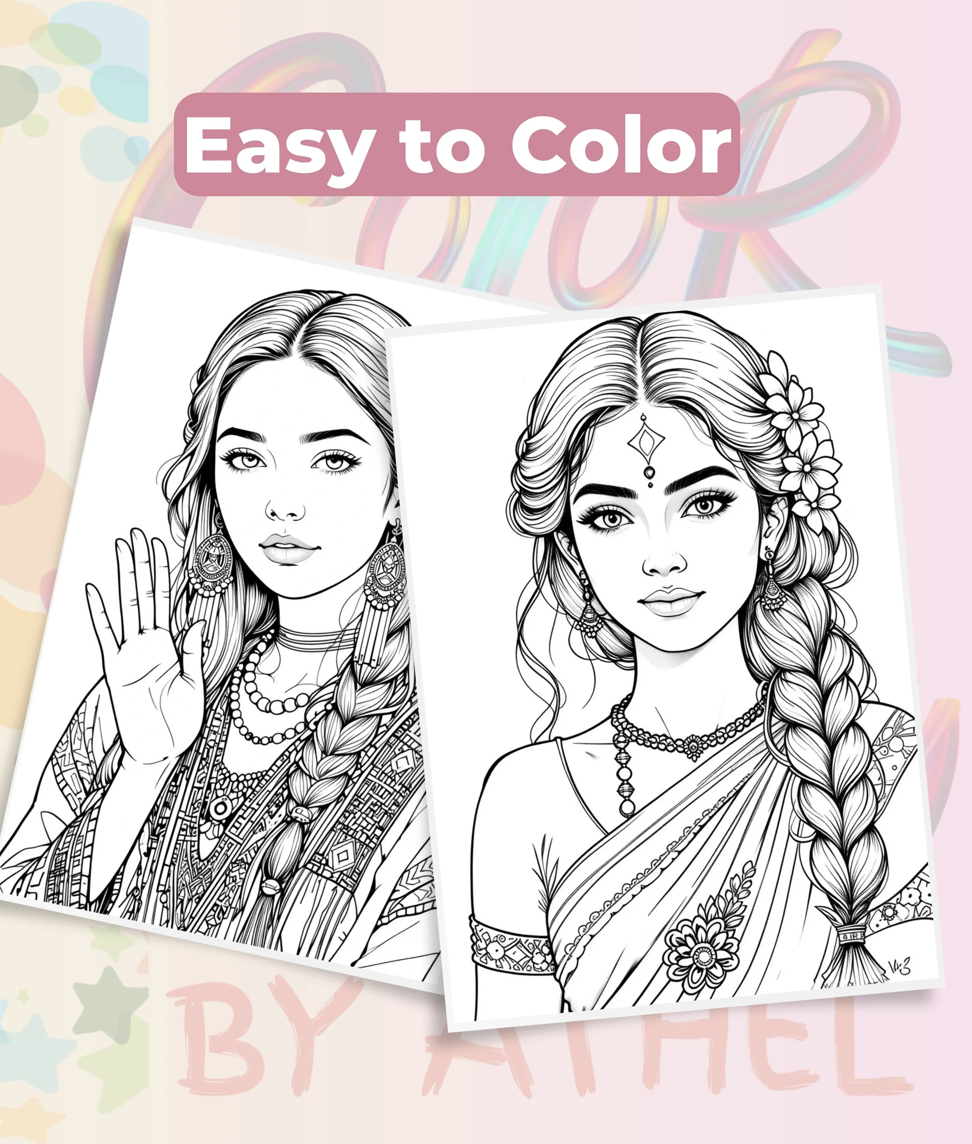 Fierce Witches Coloring Books Bundle - CraftNest - Digital Crafting and Art