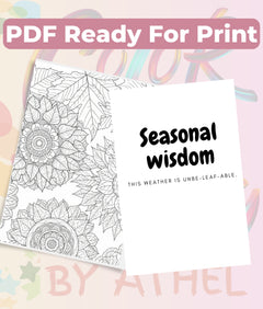 Fall Mandala & Patterns Coloring Books Bundle - CraftNest - Digital Crafting and Art