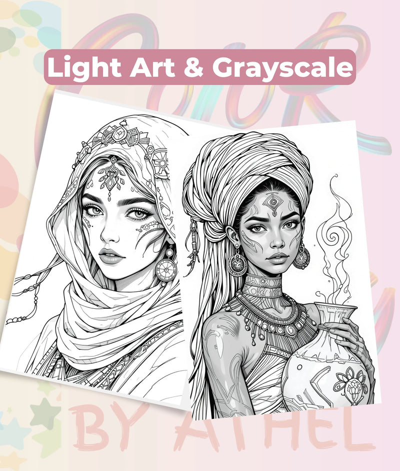 Fierce Witches Coloring Books Bundle - CraftNest - Digital Crafting and Art