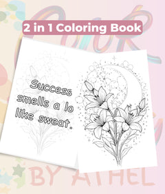 Celestial Garden Motivational Coloring Book Bundle - CraftNest - Digital Crafting and Art