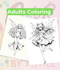 Spring Fairy Coloring Book Bundle - CraftNest - Digital Crafting and Art