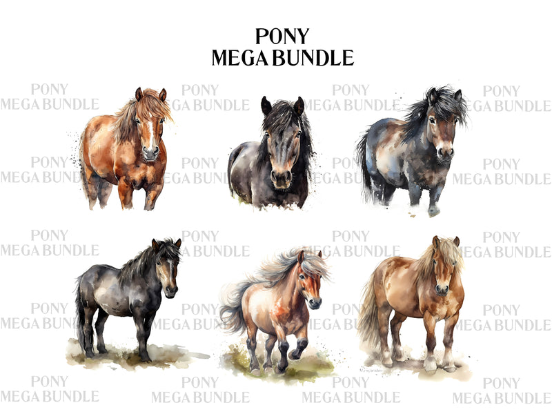 Pony Clipart - CraftNest