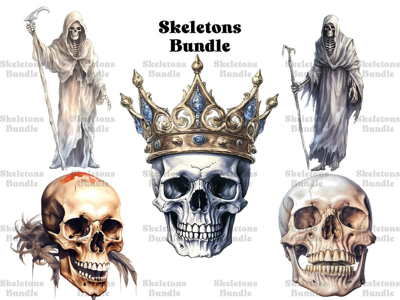 Skeleton Clipart - CraftNest