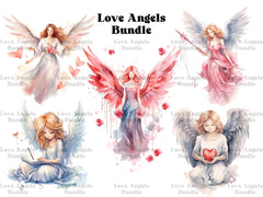 Love Angels Clipart - CraftNest