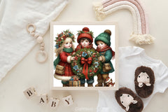 Vintage Christmas Clipart Bundle - CraftNest - Digital Crafting and Art