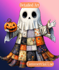 Halloween Patchwork Clipart Bundle - CraftNest - Digital Crafting and Art