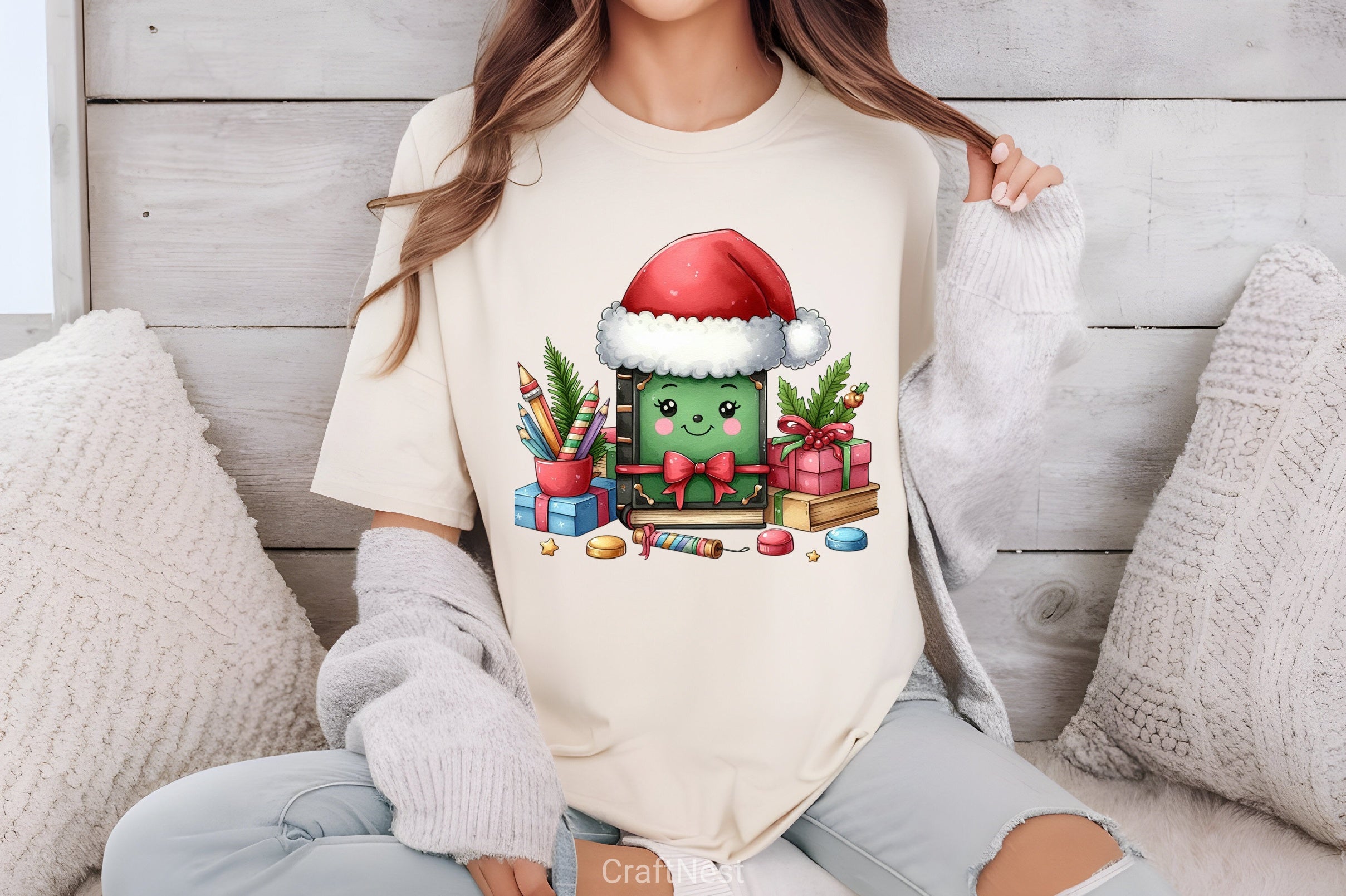 Christmas Teacher Clipart Bundle - CraftNest - Digital Crafting and Art