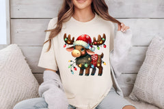 Christmas Moose Clipart Bundle - CraftNest - Digital Crafting and Art