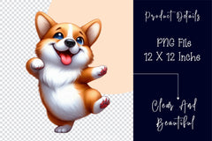 Cute Corgi Dog Funny Dog Clipart Bundle - CraftNest - Digital Crafting and Art