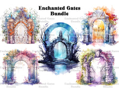 Enchanted Gates Clipart - CraftNest