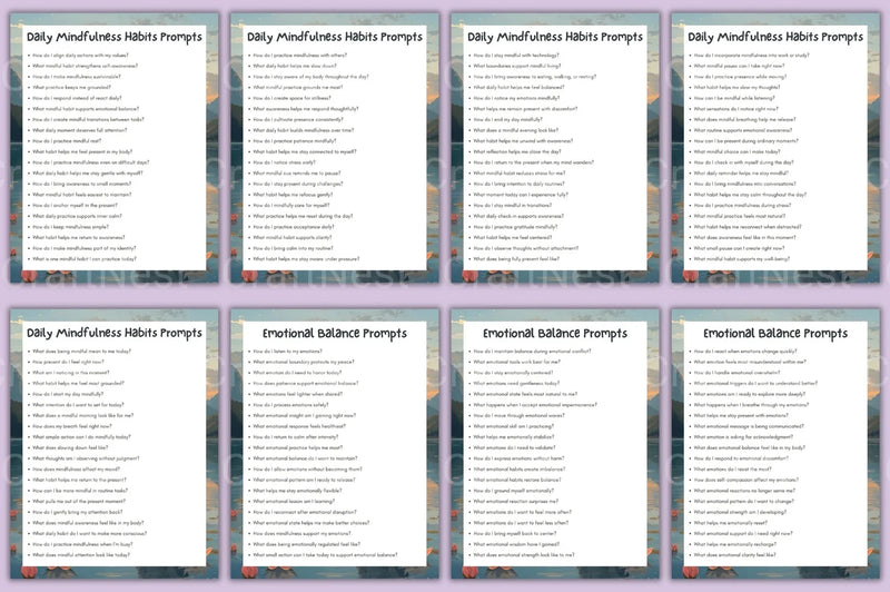 Mindfulness Prompt for Relaxation and Focus - CraftNest - Digital Crafting and Art