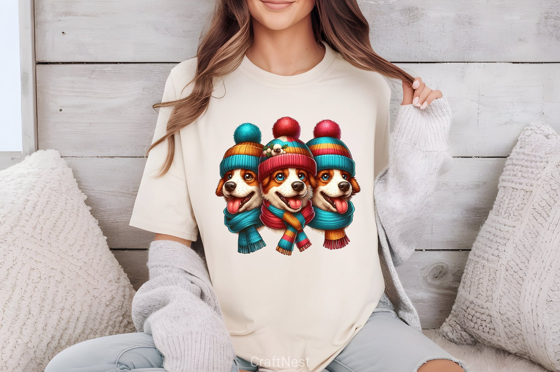 Winter Dogs Clipart Bundle - CraftNest - Digital Crafting and Art