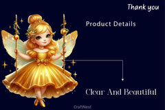 Christmas Golden Fairy Clipart Bundle - CraftNest - Digital Crafting and Art