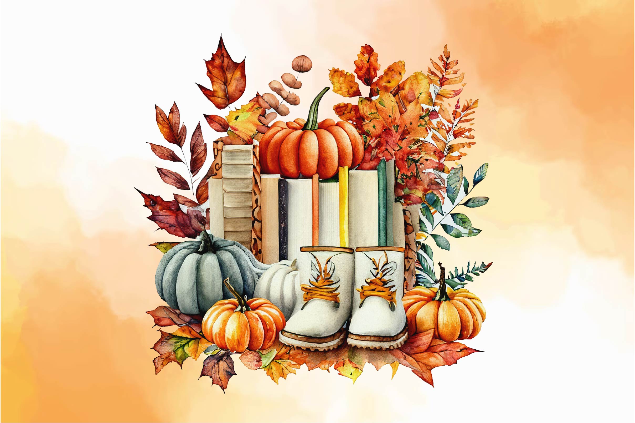 Autumn Themed Clipart Bundle - CraftNest - Digital Crafting and Art