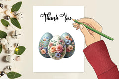 Easter Floral Egg Clipart Bundle - CraftNest - Digital Crafting and Art