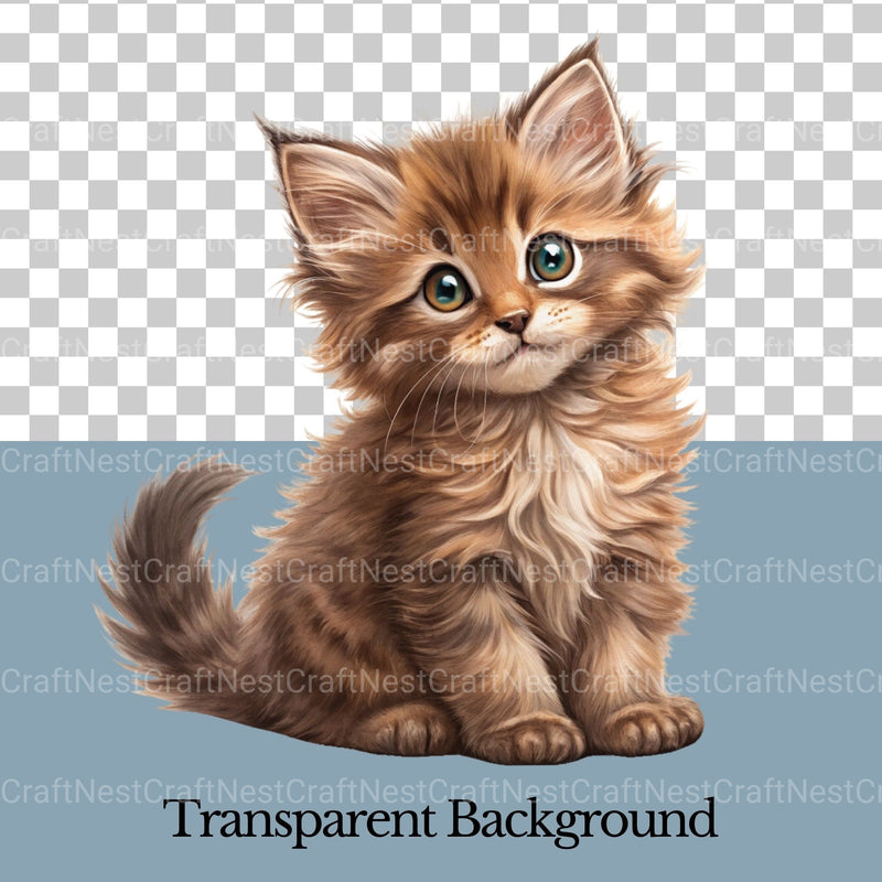 Kittens Clipart Bundle 4 - CraftNest - Digital Crafting and Art