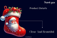 Christmas Stocking Clipart Bundle 4 - CraftNest - Digital Crafting and Art