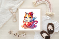 Valentine's Day Cute Cartoon Clipart Bundle - CraftNest - Digital Crafting and Art