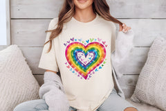 Valentine's Day Rainbow Clipart Bundle 2 - CraftNest - Digital Crafting and Art