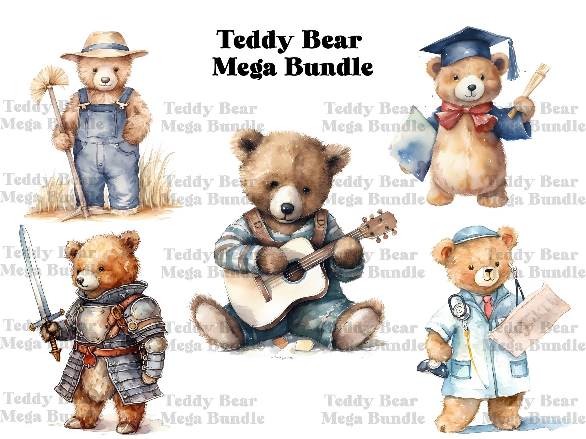 Teddy Bear Clipart - CraftNest