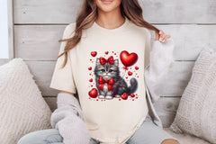 Valentine Cats Clipart Bundle - CraftNest - Digital Crafting and Art