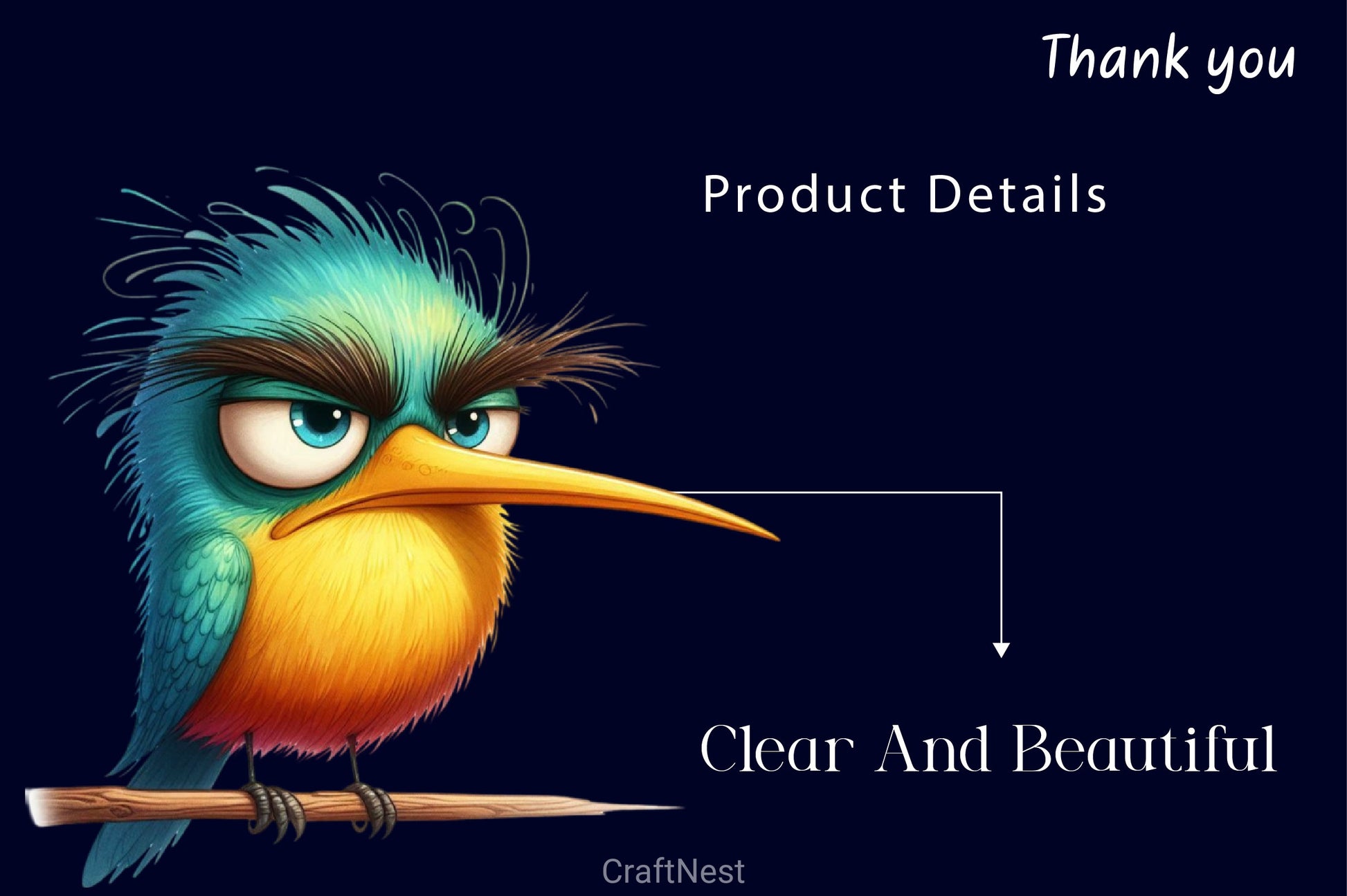 Funny Grumpy Bird Clipart Bundle - CraftNest - Digital Crafting and Art