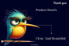 Funny Grumpy Bird Clipart Bundle - CraftNest - Digital Crafting and Art