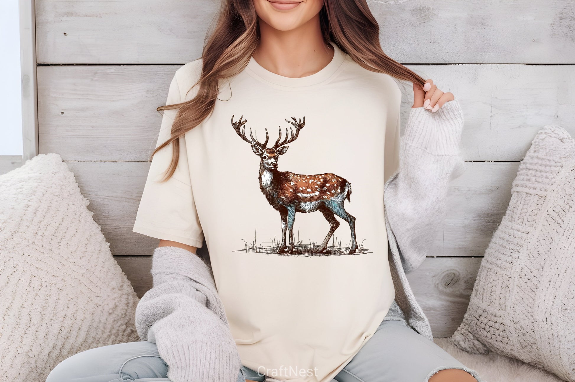 Deer Clipart Bundle - CraftNest - Digital Crafting and Art