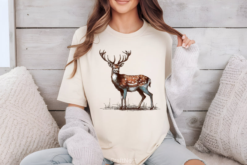 Deer Clipart Bundle - CraftNest - Digital Crafting and Art