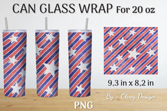 Patriotic 20 oz Tumbler Wraps SVG Bundle - CraftNest - Digital Crafting and Art