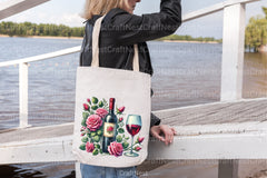 Roses and Wine Clipart Bundle - CraftNest - Digital Crafting and Art