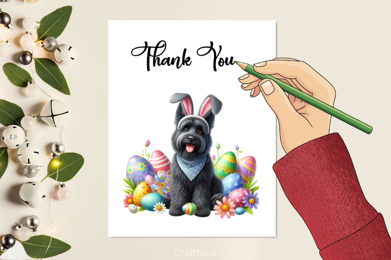 Easter Black Dog Clipart Bundle - CraftNest - Digital Crafting and Art