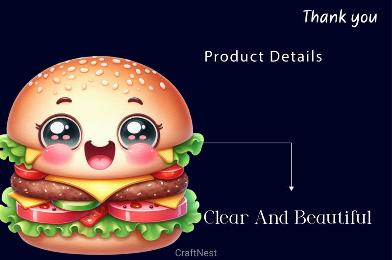 Funny Food Clipart Bundle - CraftNest - Digital Crafting and Art